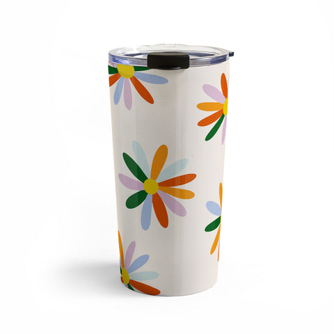 Lane and Lucia Patchwork Daisies Travel Mug