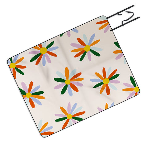Lane and Lucia Patchwork Daisies Picnic Blanket