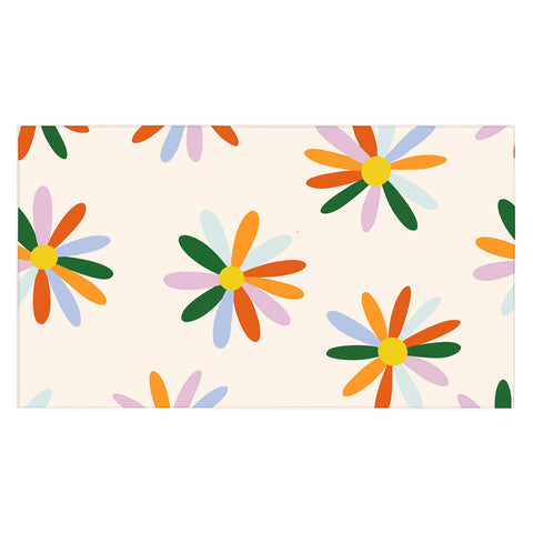 Lane and Lucia Patchwork Daisies Tablecloth