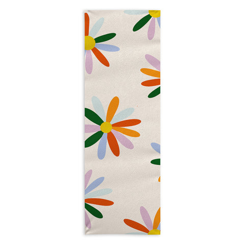Lane and Lucia Patchwork Daisies Yoga Towel