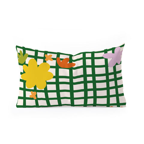 Lane and Lucia Picnic Blanket Oblong Throw Pillow