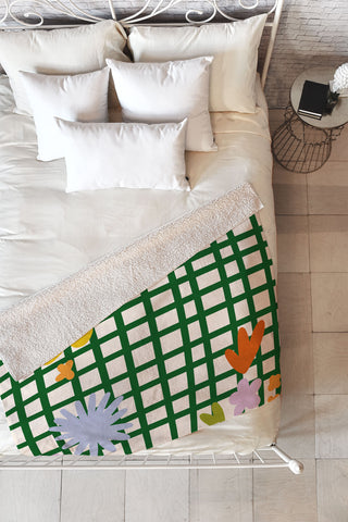 Lane and Lucia Picnic Blanket Fleece Throw Blanket