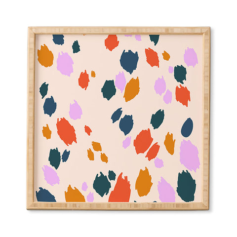 Lane and Lucia Rainbow Animal Print Framed Wall Art