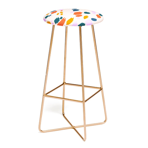 Lane and Lucia Rainbow Animal Print Bar Stool