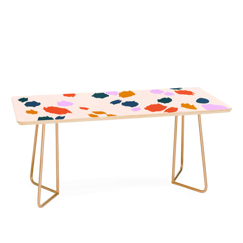 Lane and Lucia Rainbow Animal Print Coffee Table
