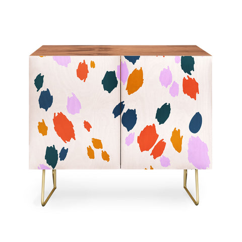 Lane and Lucia Rainbow Animal Print Credenza