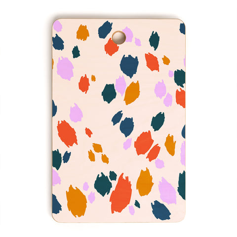 Lane and Lucia Rainbow Animal Print Cutting Board Rectangle
