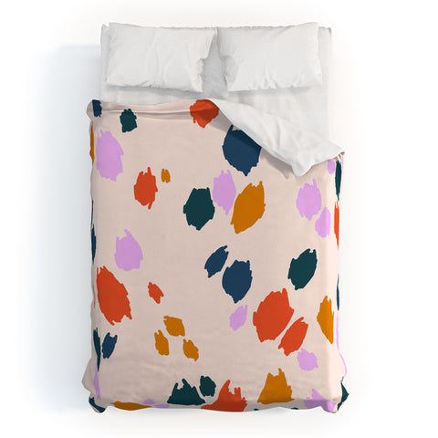 Lane and Lucia Rainbow Animal Print Duvet Cover