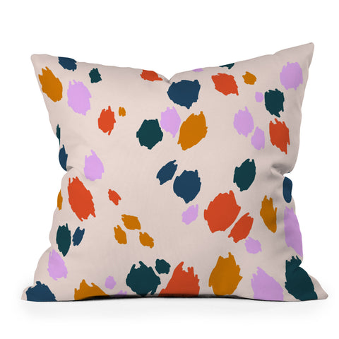 Lane and Lucia Rainbow Animal Print Outdoor Throw Pillow