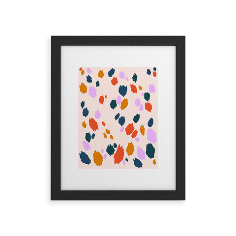 Lane and Lucia Rainbow Animal Print Framed Art Print