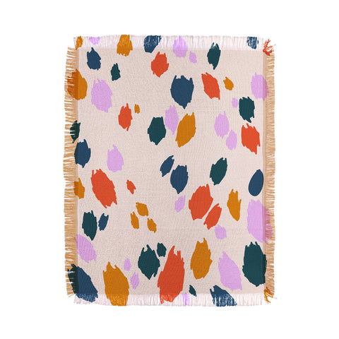 Lane and Lucia Rainbow Animal Print Throw Blanket