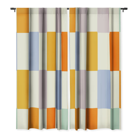 Lane and Lucia Rainbow Check Pattern Blackout Non Repeat