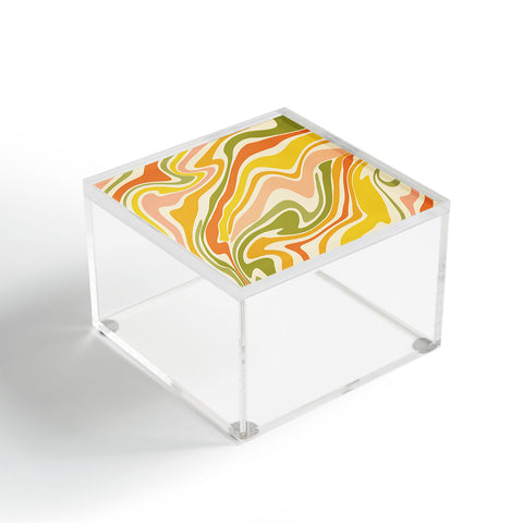 Lane and Lucia Rainbow Marble Acrylic Box