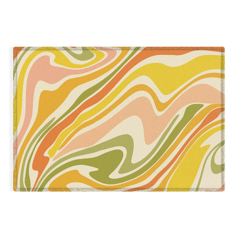 Lane and Lucia Rainbow Marble Outdoor Rug