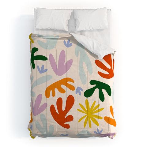 Lane and Lucia Rainbow Matisse Pattern Comforter