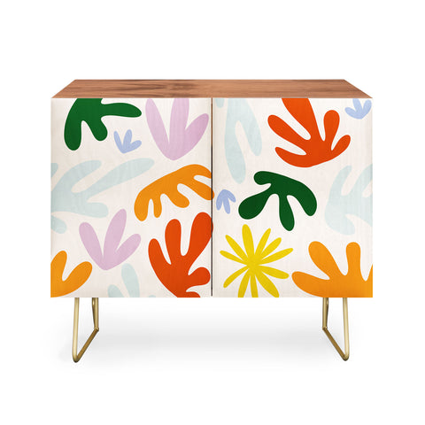 Lane and Lucia Rainbow Matisse Pattern Credenza