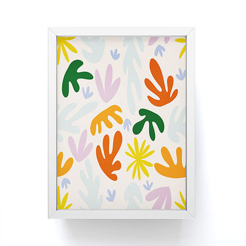 Lane and Lucia Rainbow Matisse Pattern Framed Mini Art Print