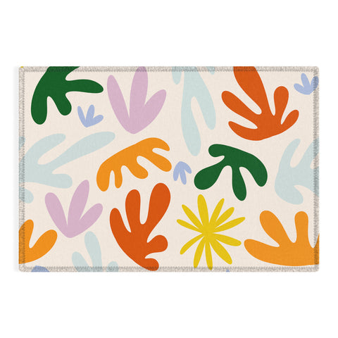 Lane and Lucia Rainbow Matisse Pattern Outdoor Rug