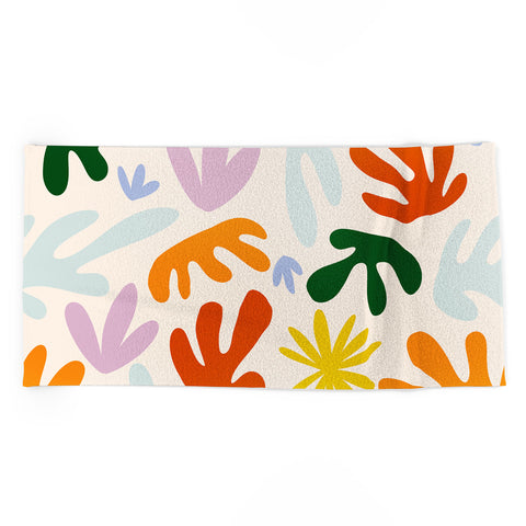 Lane and Lucia Rainbow Matisse Pattern Beach Towel