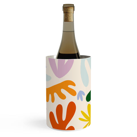 Lane and Lucia Rainbow Matisse Pattern Wine Chiller