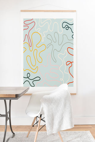 Lane and Lucia Rainbow Pathway Art Print And Hanger