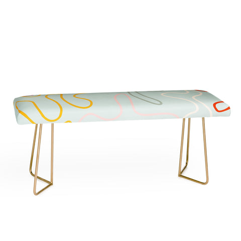 Lane and Lucia Rainbow Pathway Bench