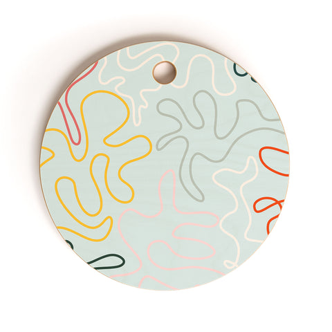 Lane and Lucia Rainbow Pathway Cutting Board Round