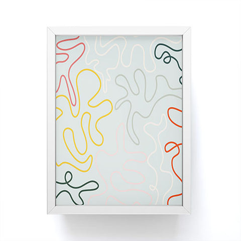 Lane and Lucia Rainbow Pathway Framed Mini Art Print