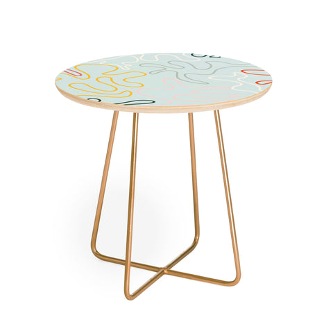 Lane and Lucia Rainbow Pathway Round Side Table