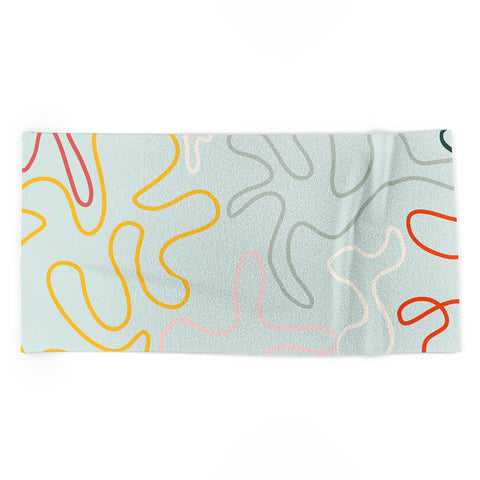 Lane and Lucia Rainbow Pathway Beach Towel