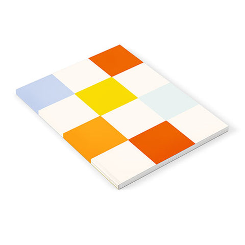 Lane and Lucia Retro Rainbow Checkerboard Notebook