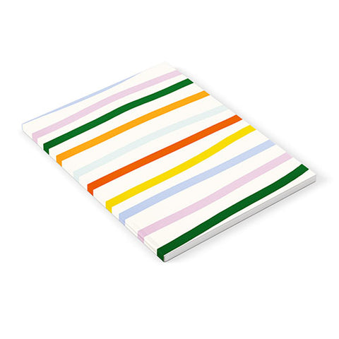 Lane and Lucia Retro Rainbow Stripe Notebook