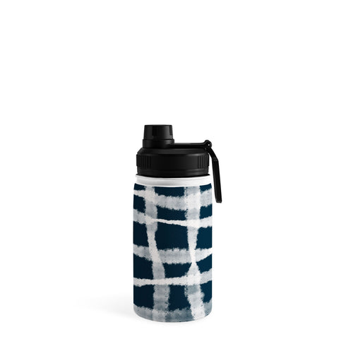 Lane and Lucia Tie Dye no 1 in Indigo Water Bottle