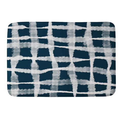 Lane and Lucia Tie Dye no 1 in Indigo Memory Foam Bath Mat