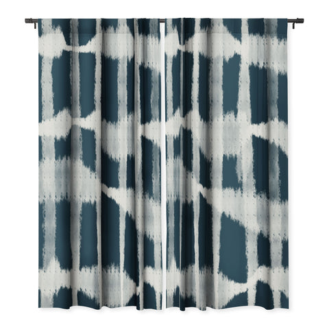 Lane and Lucia Tie Dye no 1 in Indigo Blackout Non Repeat