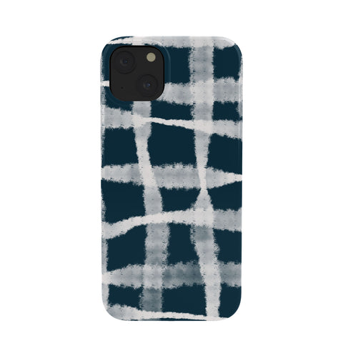 Lane and Lucia Tie Dye no 1 in Indigo Phone Case