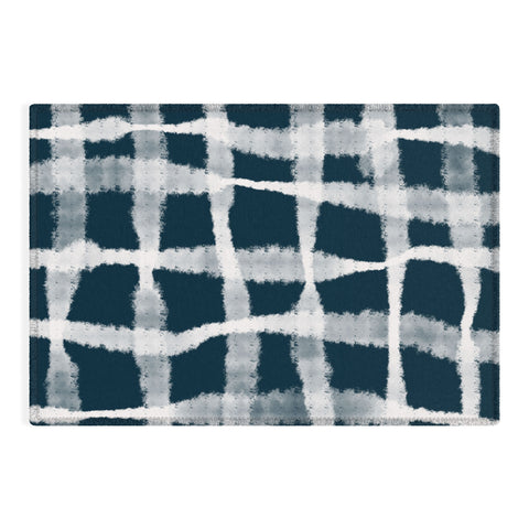 Lane and Lucia Tie Dye no 1 in Indigo Outdoor Rug