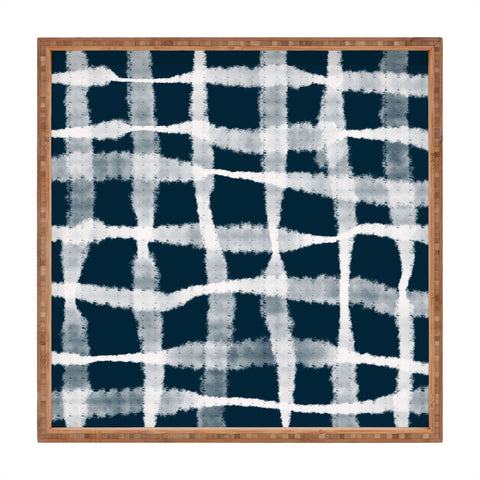 Lane and Lucia Tie Dye no 1 in Indigo Square Tray