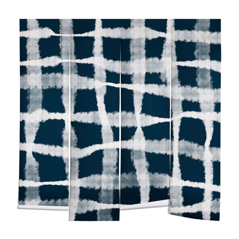 Lane and Lucia Tie Dye no 1 in Indigo Wall Mural