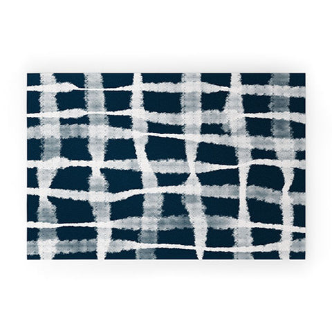 Lane and Lucia Tie Dye no 1 in Indigo Welcome Mat