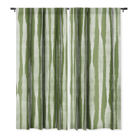 Lane and Lucia Tie Dye no 2 in Green Blackout Non Repeat