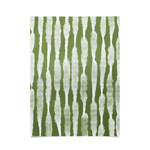 Lane and Lucia Tie Dye no 2 in Green Poster