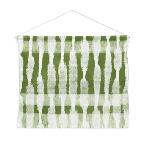 Lane and Lucia Tie Dye no 2 in Green Wall Hanging Landscape