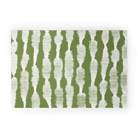 Lane and Lucia Tie Dye no 2 in Green Welcome Mat