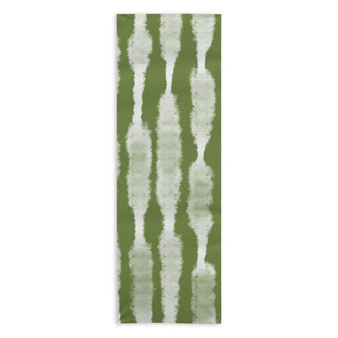 Lane and Lucia Tie Dye no 2 in Green Yoga Towel