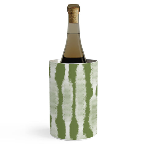 Lane and Lucia Tie Dye no 2 in Green Wine Chiller