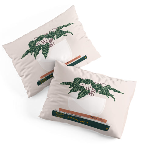 Lane and Lucia Vase no 17 with Alocasia Polly Pillow Shams