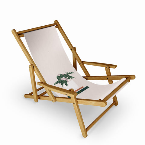 Lane and Lucia Vase no 17 with Alocasia Polly Sling Chair