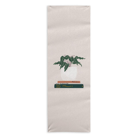 Lane and Lucia Vase no 17 with Alocasia Polly Yoga Towel