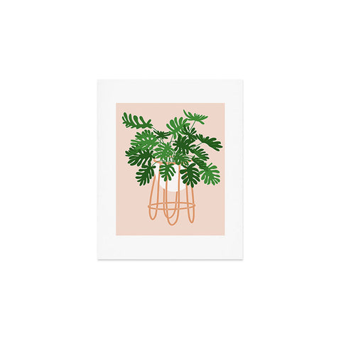 Lane and Lucia Vase no 26 with Tropical Plant Art Print
